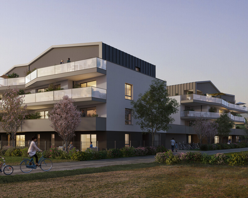 3 pièces avec terrasse de 12 m² - Tfp - k+ - logements - séléstat - vue 1 - 02  003 